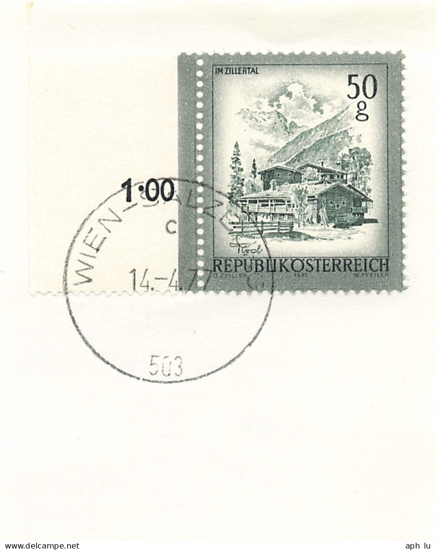 Bahnpost (R.P.O./T.P.O) Wien-Salzburg [Ausschnitt] (BP4189) - Cartas & Documentos