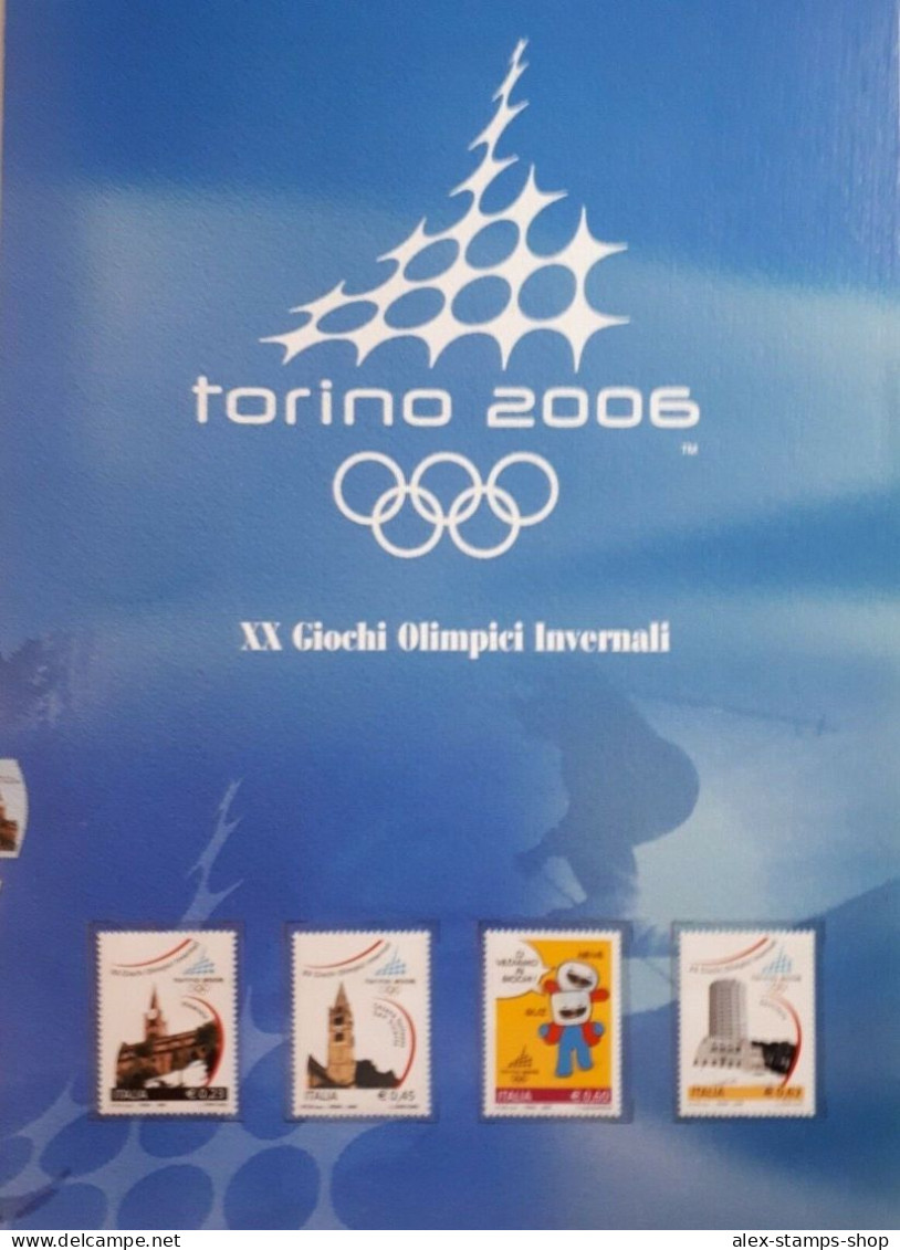 ITALIA 2005 FOLDER GIOCHI OLIMPICI INVERNALI TORINO 2006 - OLIMPIC GAMES - Paquetes De Presentación