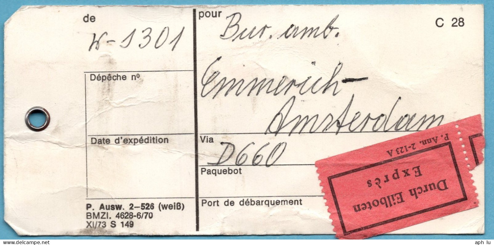 Bahnpost (R.P.O./T.P.O) Wien-Innsbruck (AD3057) - Brieven En Documenten
