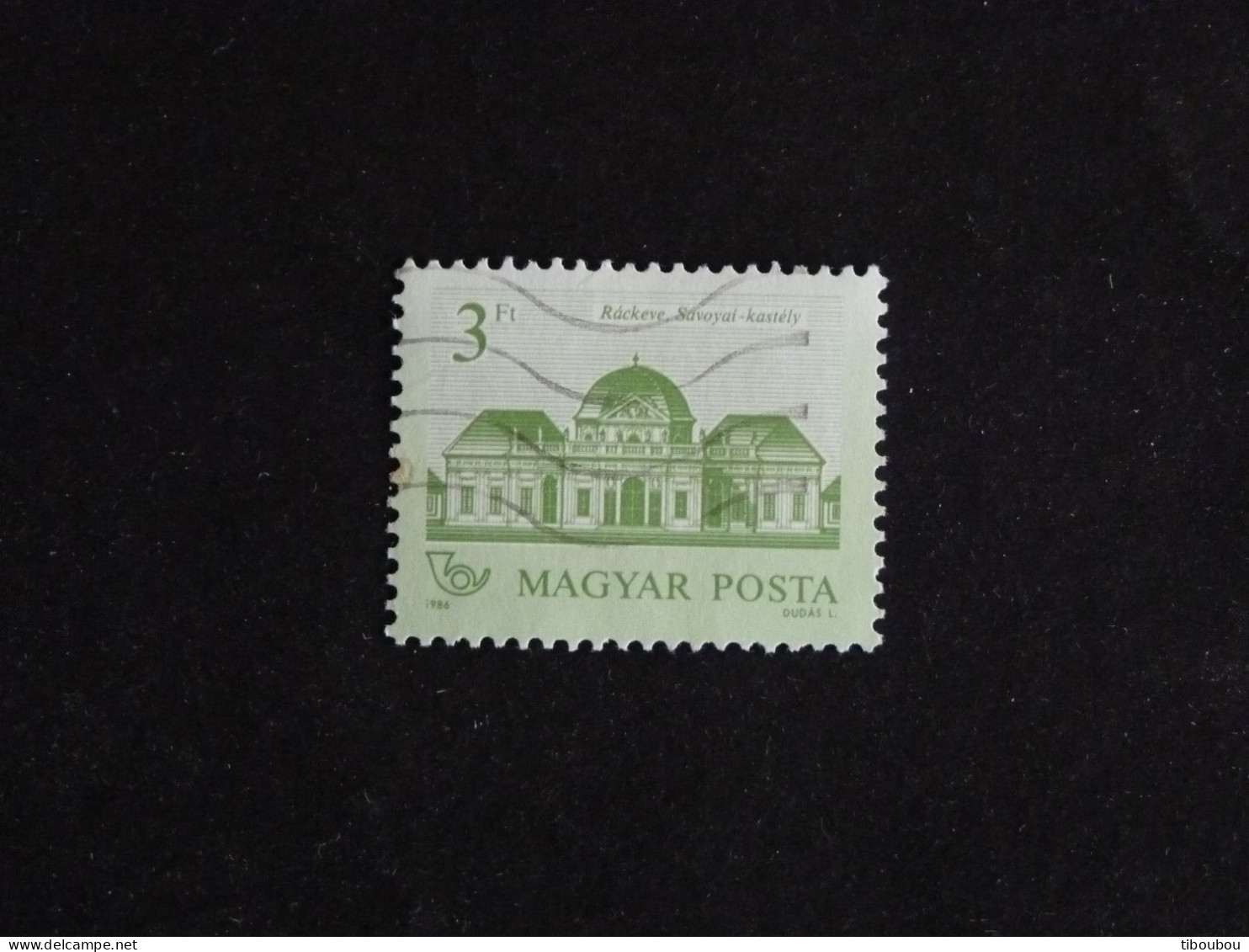 HONGRIE HUNGARY MAGYAR YT 3065 OBLITERE - CHATEAU FAMILLE SAVOYA A RACKEVE - Gebraucht