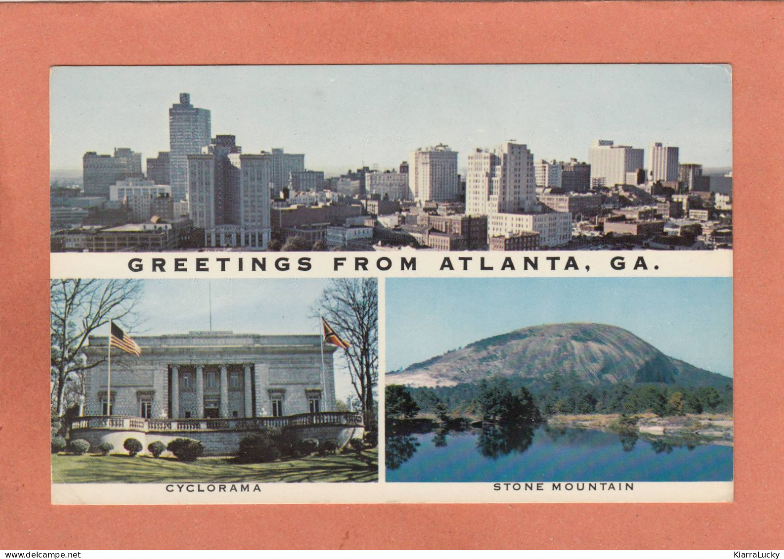 ATLANTA - USA - GEORGIA - GREETINGS FROM - ECRITE - Atlanta