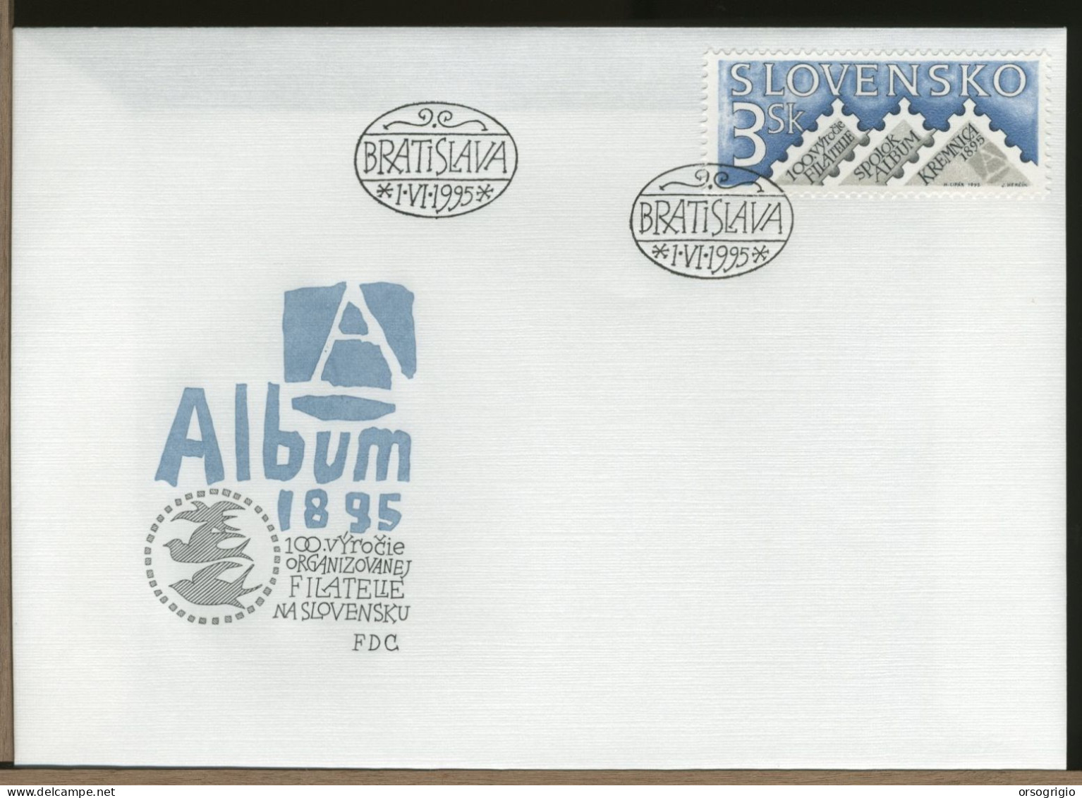 SLOVACCHIA - SLOVENSKO - FDC 1995  PHILATELY - FDC