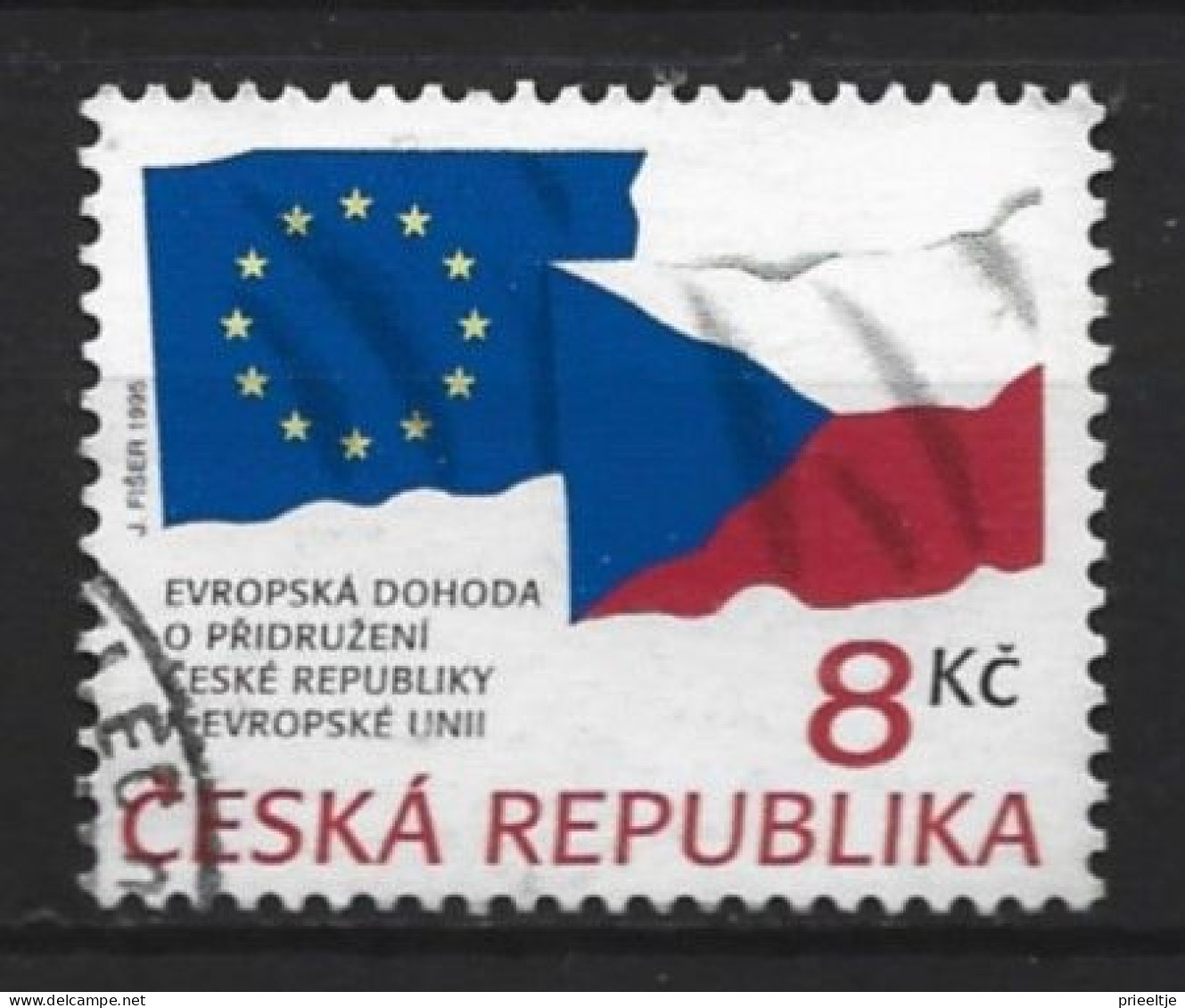 Ceska Rep. 1995 Flag Y.T. 61 (0) - Gebraucht