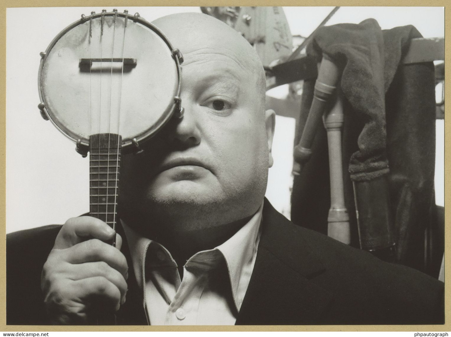 François Hadji-Lazaro (1956-2023)- Garçons Bouchers - Autoportrait Signé + Photo - Chanteurs & Musiciens