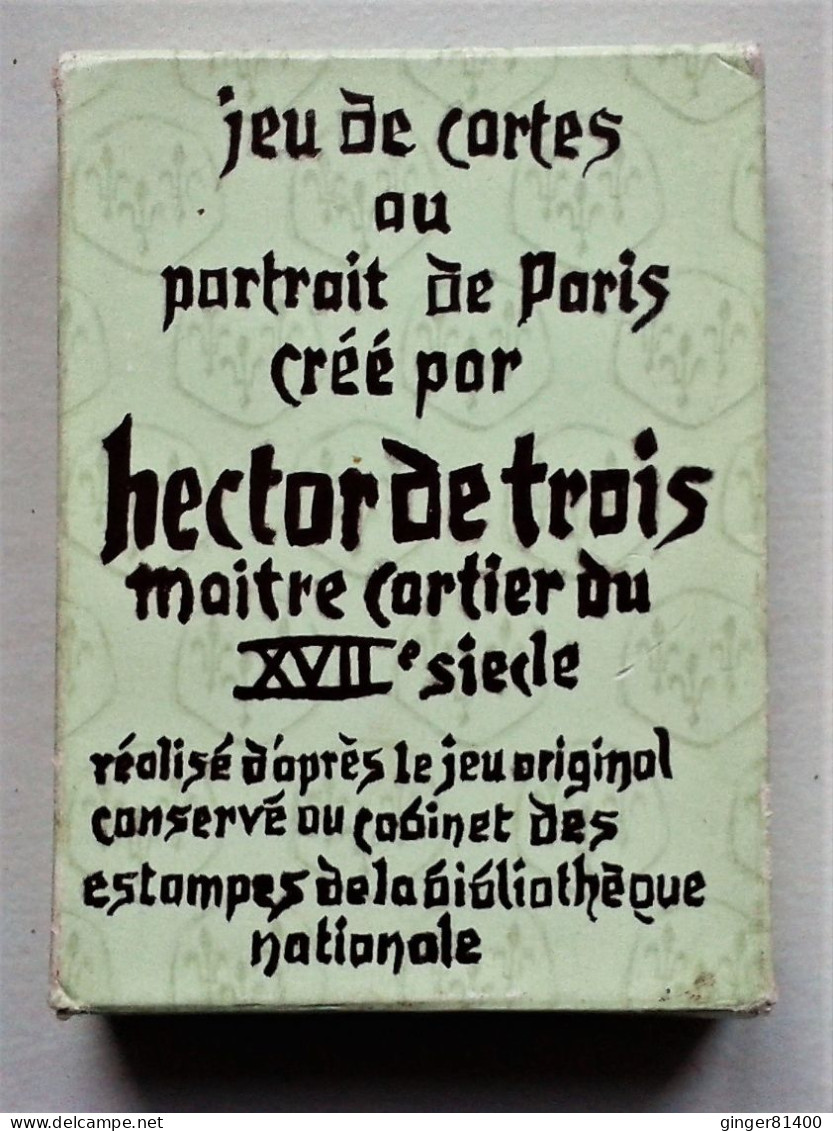 Collection ! Jeu De 54 Cartes Portrait De PARIS Par HECTOR DE TROIS (B.P GRIMAUD). Voir Photos - Carte Da Gioco