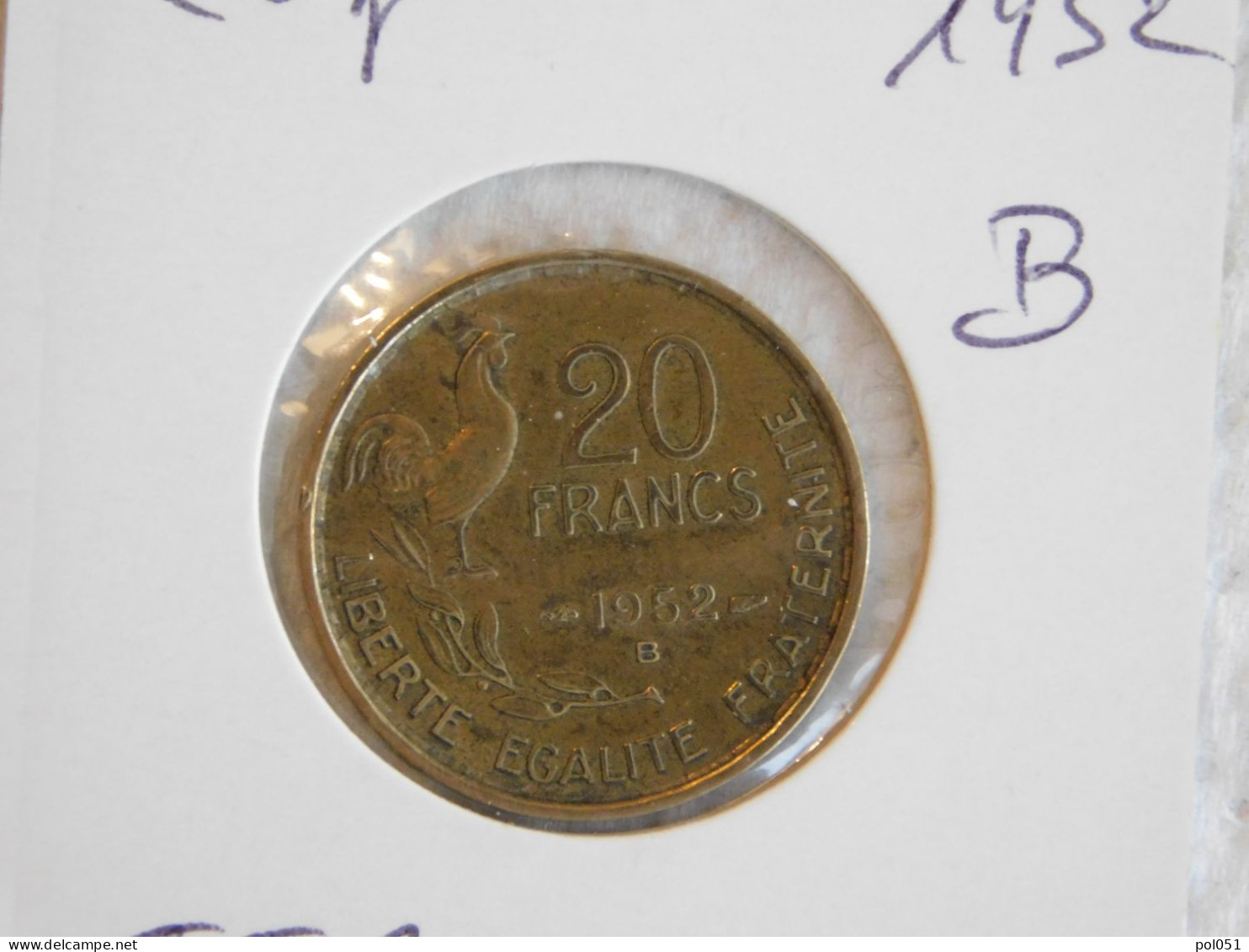 France 20 Francs 1952 B G. GUIRAUD (1043) - 20 Francs