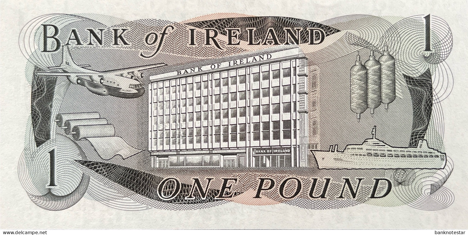 Northern Ireland 1 Pound, P-61b (1977) - UNC - 1 Pond