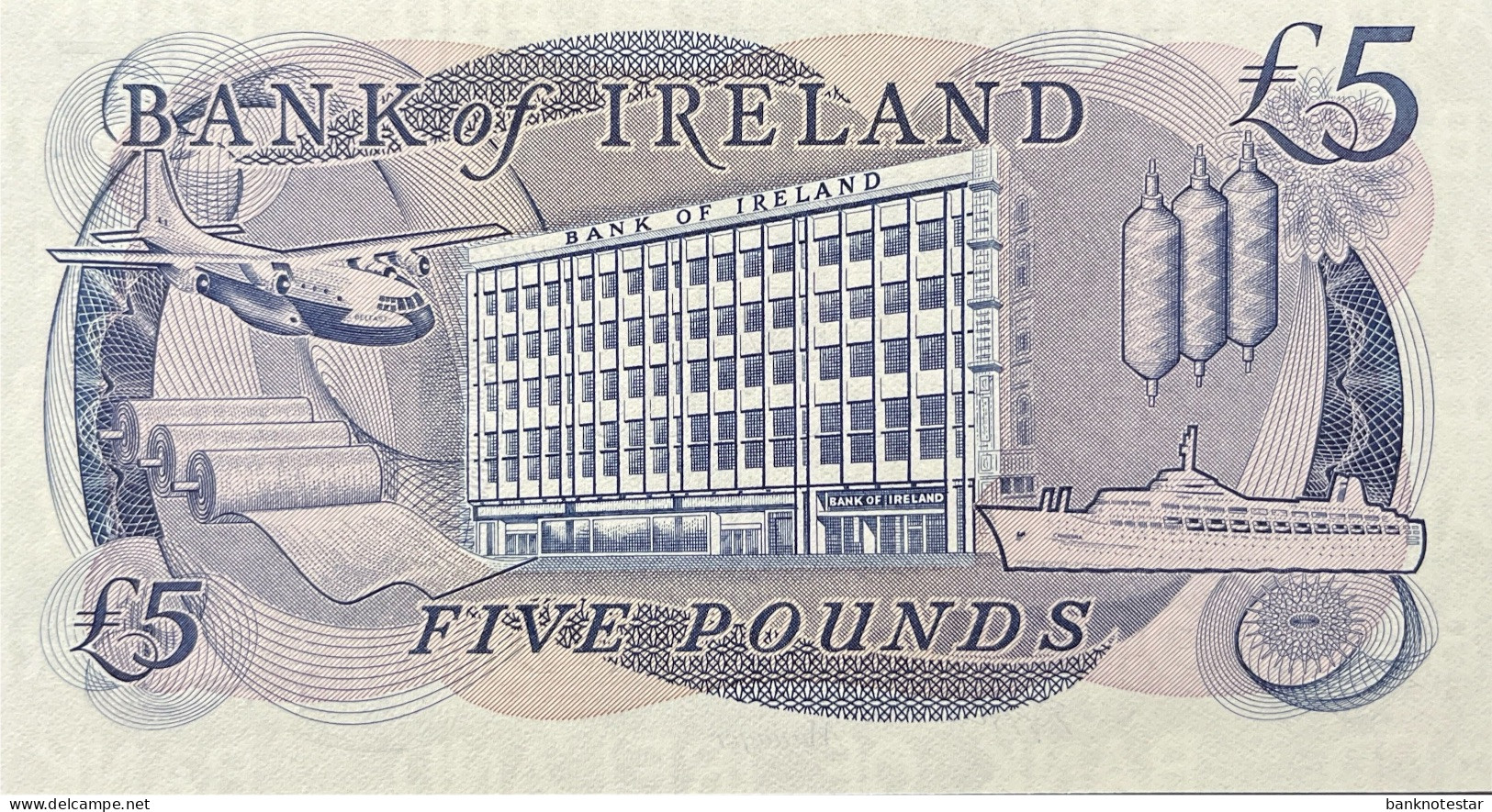 Northern Ireland 5 Pounds, P-66b (1985) - UNC - 5 Pounds