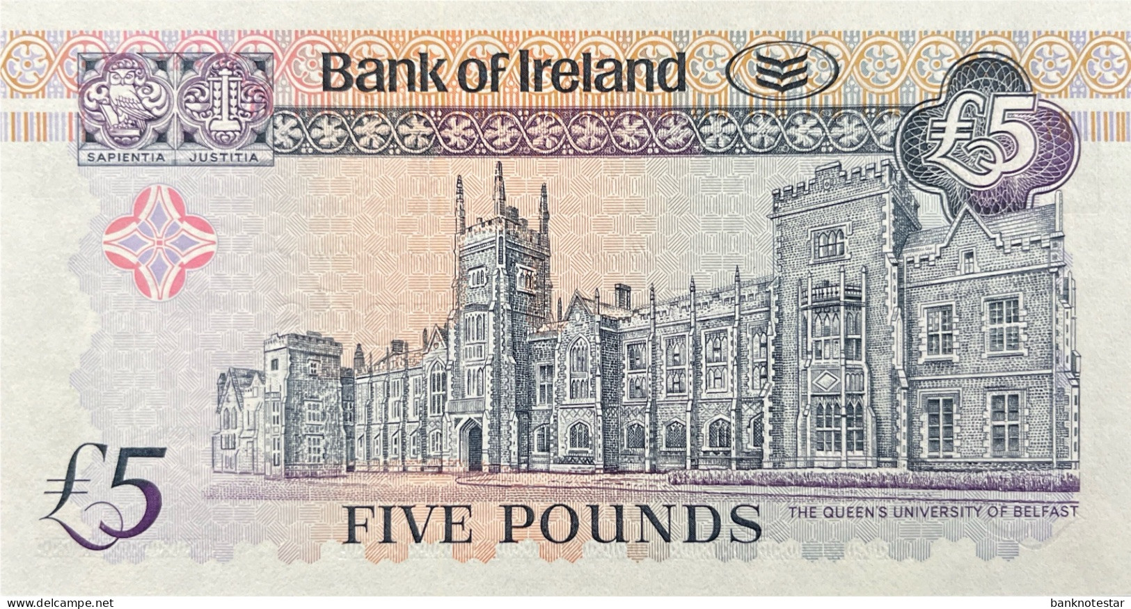 Northern Ireland 5 Pounds, P-79 (1.3.2003) - UNC - 5 Pounds