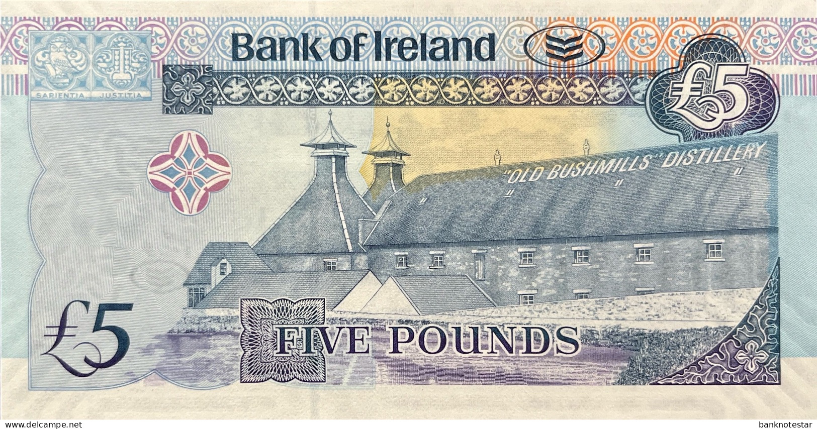 Northern Ireland 5 Pounds, P-86 (1.1.2013) - AA000642 - UNC - 5 Pounds