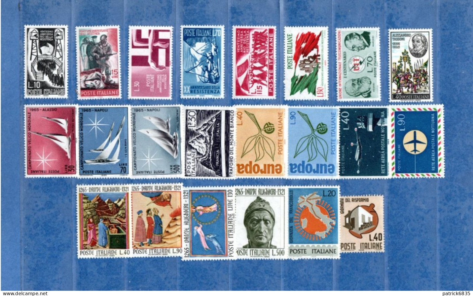 ITALIA** - Anno 1965 - Annata 22 Valori.  MNH. - Années Complètes