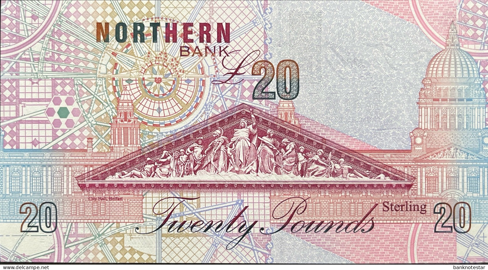 Northern Ireland 20 Pounds, P-202 (1.9.1999) - UNC - RARE - 20 Pounds