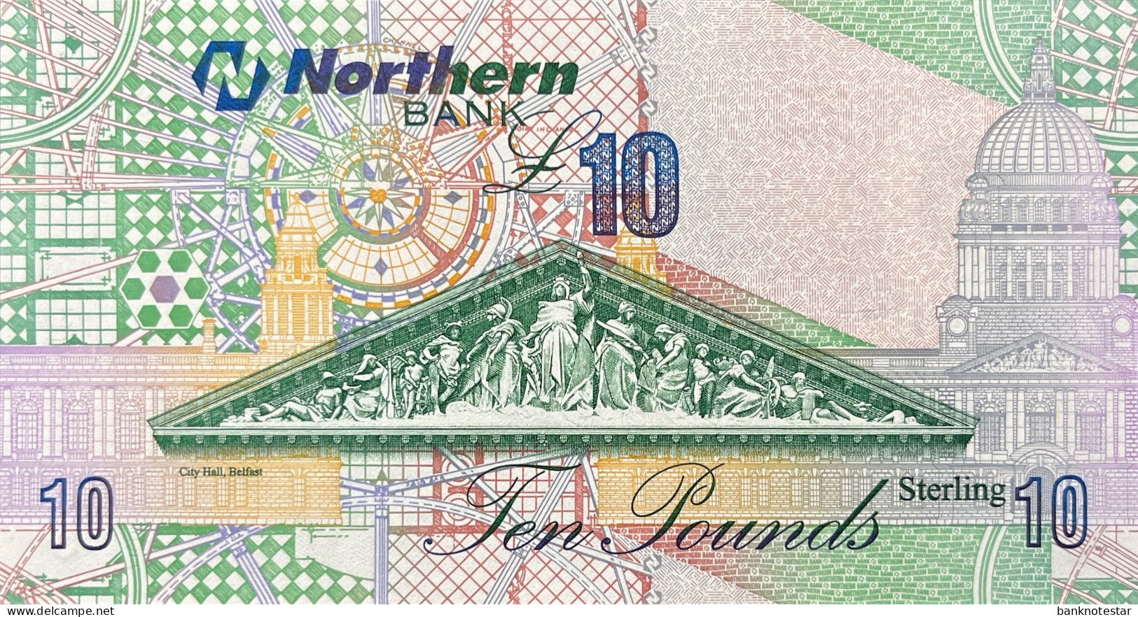 Northern Ireland 10 Pounds, P-206 (19.1.2005) - UNC - 10 Pounds