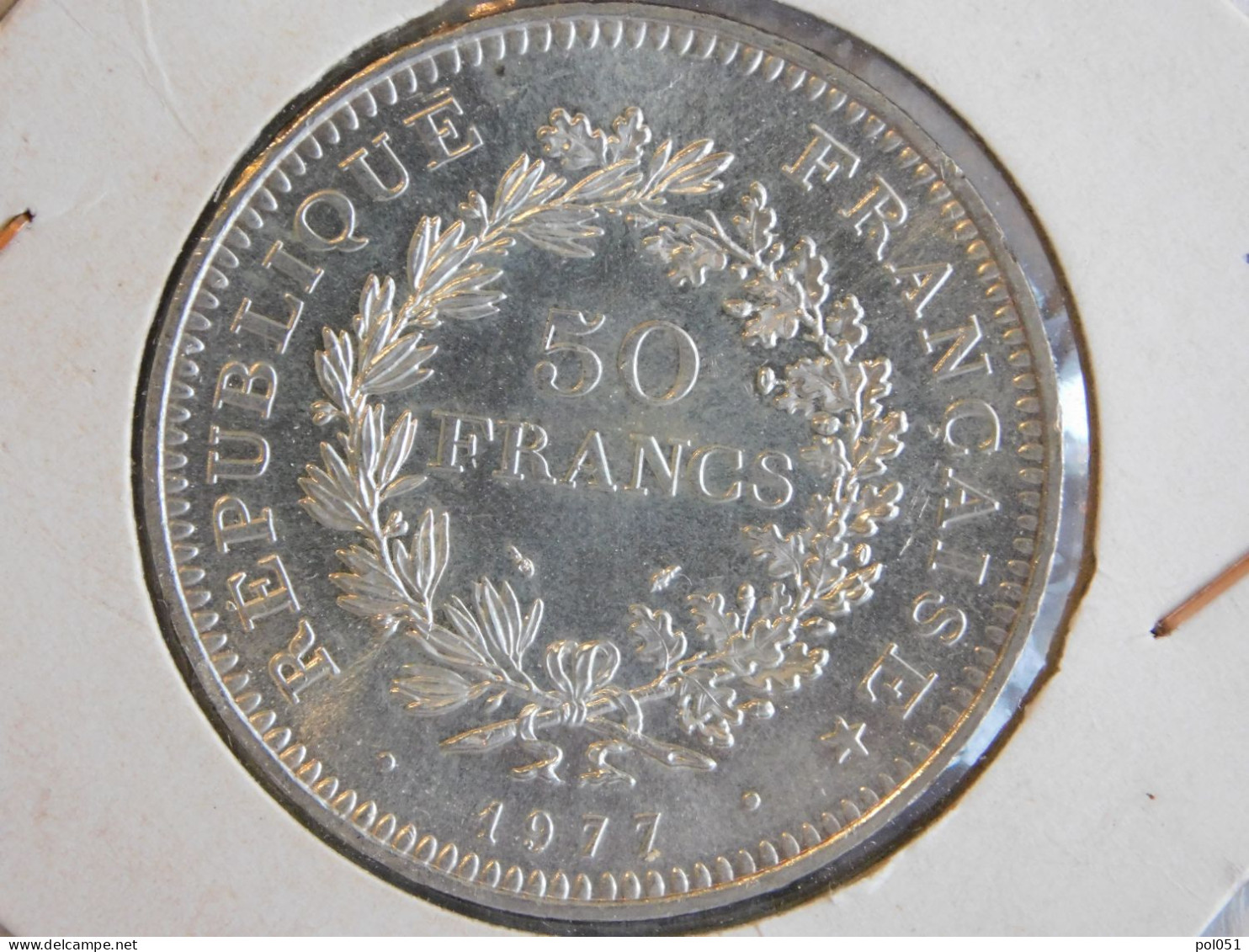 France 50 Francs 1977 HERCULE (1074) Argent Silver - 50 Francs