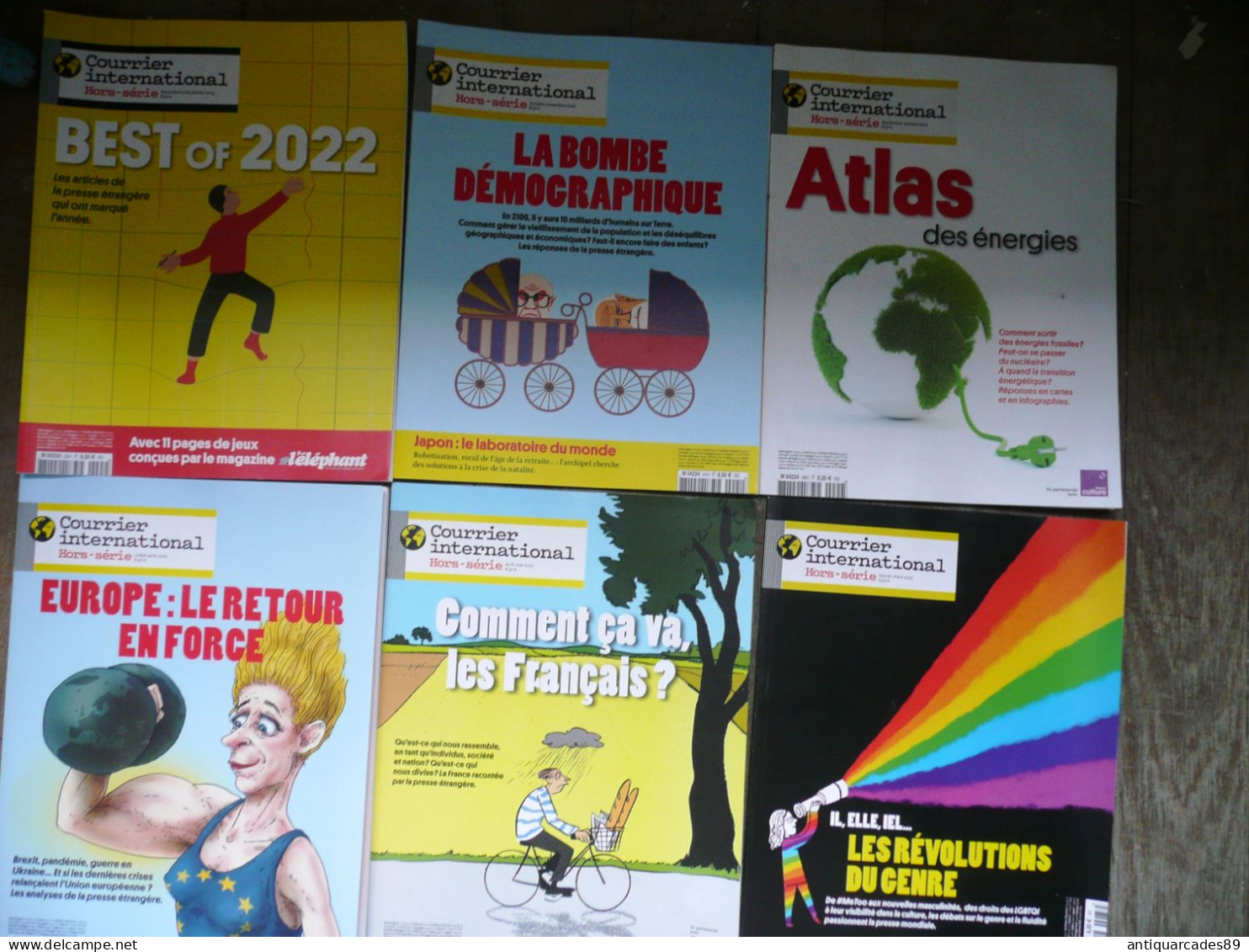 COURRIER INTERNATIONAL  Hors-série 2022 - 6 Numéros - Allgemeine Literatur
