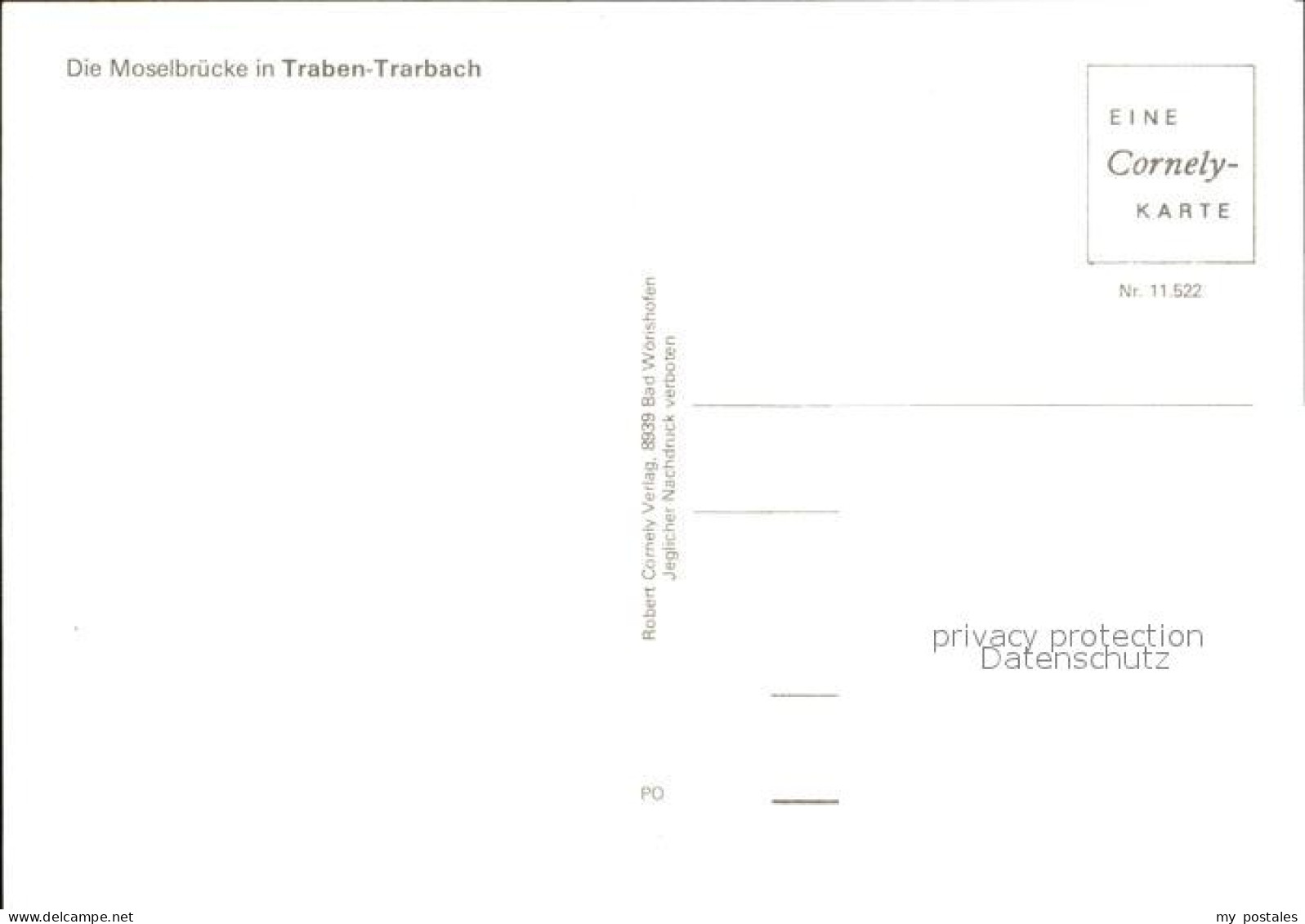 72450820 Traben-Trarbach Moselbruecke Fahrgastschiff Traben-Trarbach - Traben-Trarbach