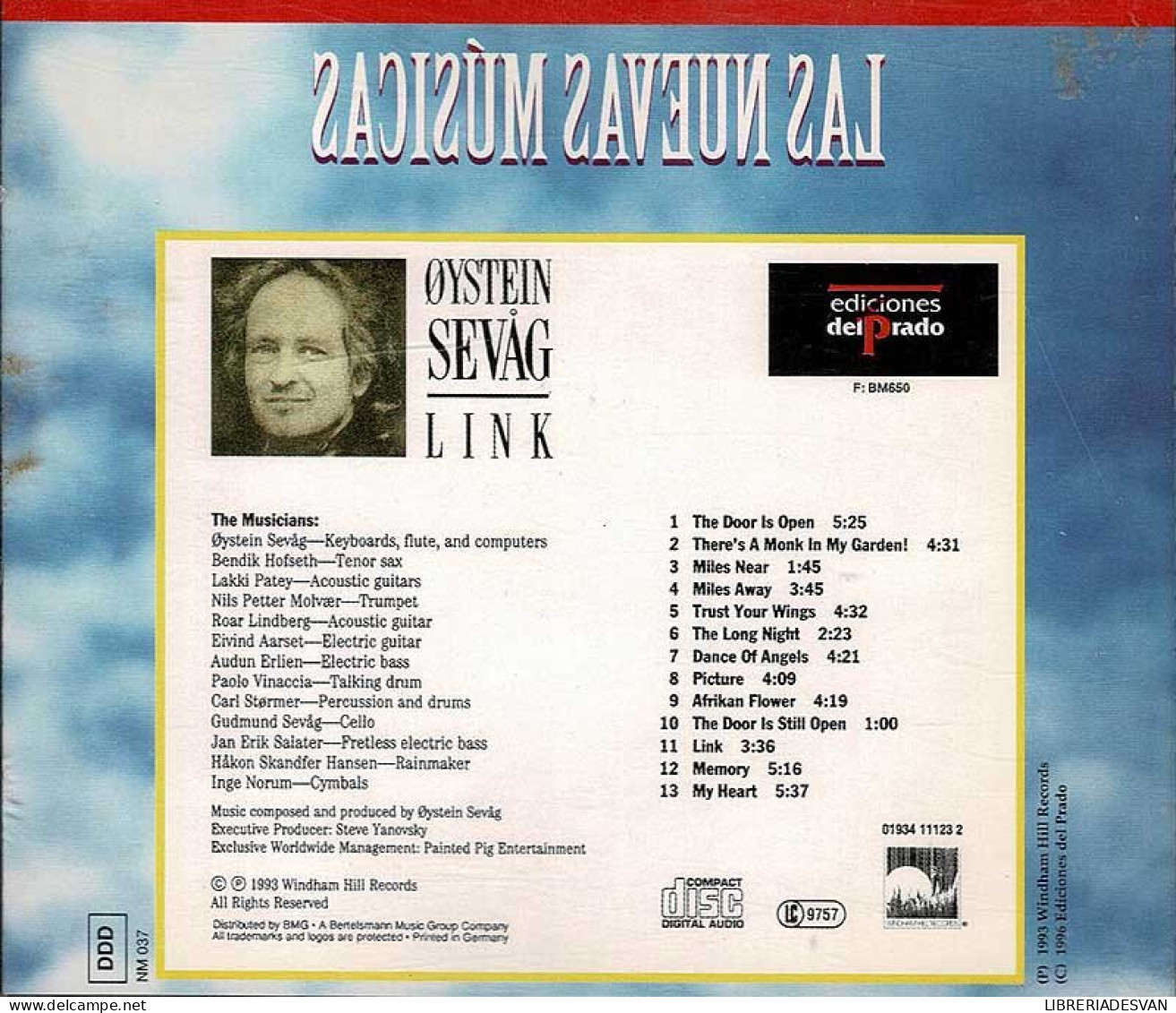 Oystein Sevag - Link. CD - New Age