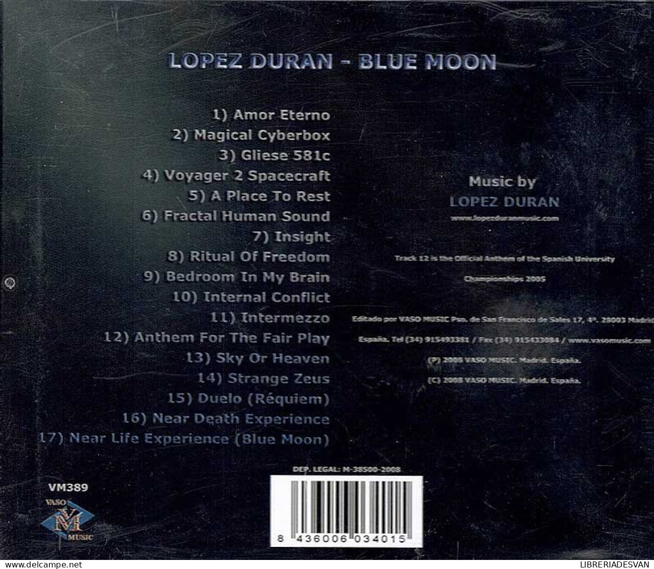 Lopez Duran - Blue Moon. CD - New Age