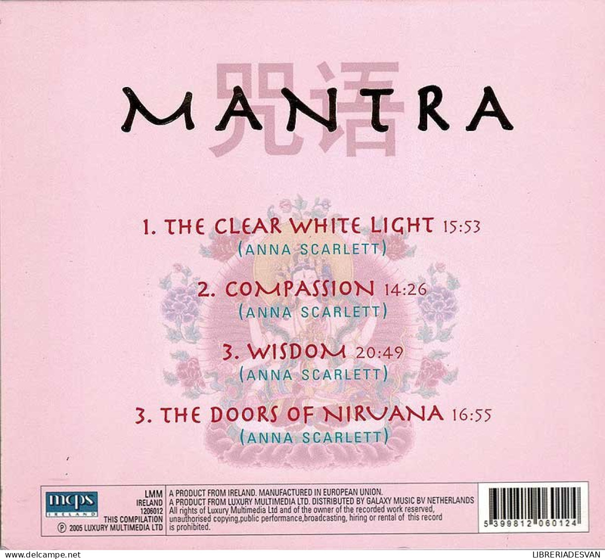 Anna Scarlett - Mantra. Essential Music For Healing. CD - New Age