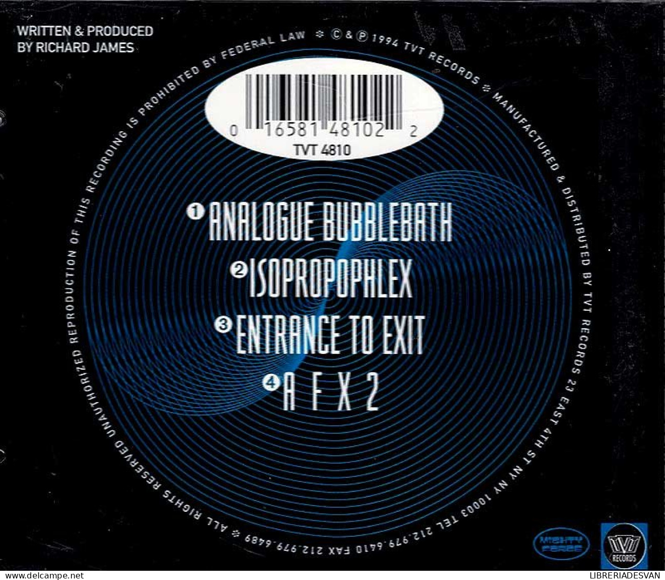 AFX - Analogue Bubblebath. CD EP - Dance, Techno & House