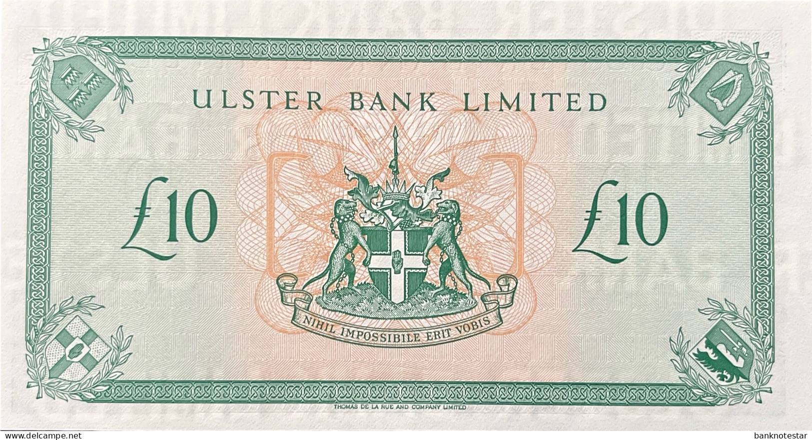 Northern Ireland 10 Pounds, P-332 (1.12.1990) - UNC - 10 Pounds