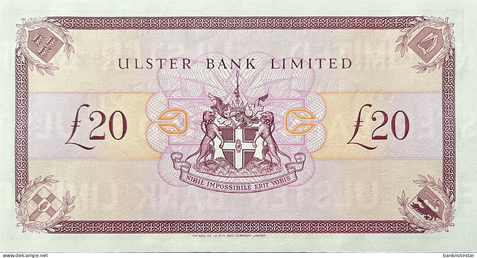 Northern Ireland 20 Pounds, P-333 (1.11.1990) - UNC - 20 Pounds