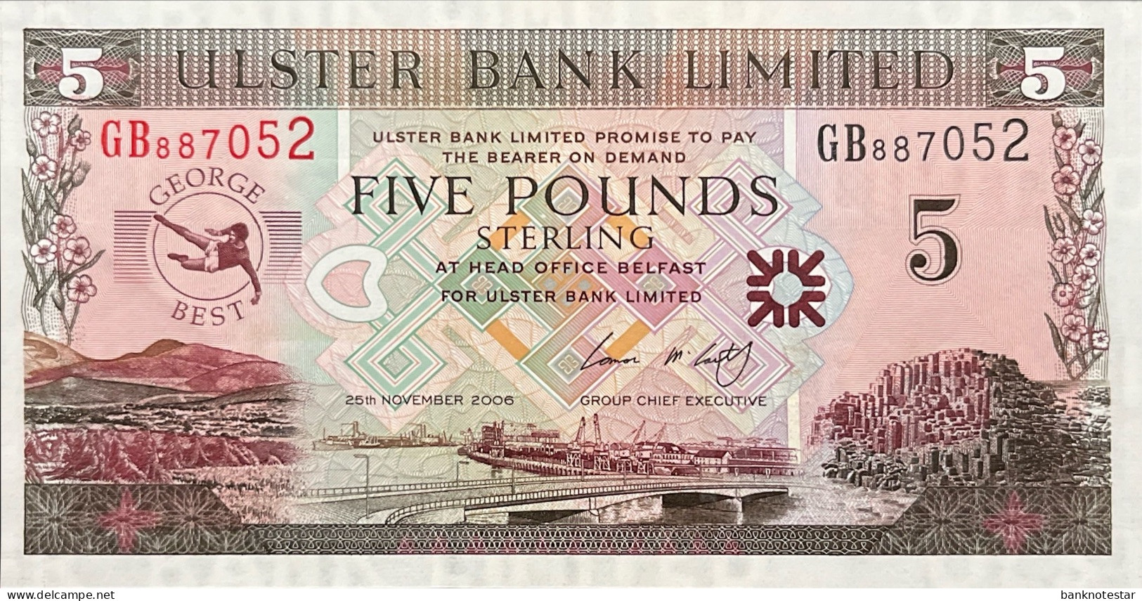 Northern Ireland 5 Pounds, P-339 (25.11.2006) - UNC - 5 Pounds