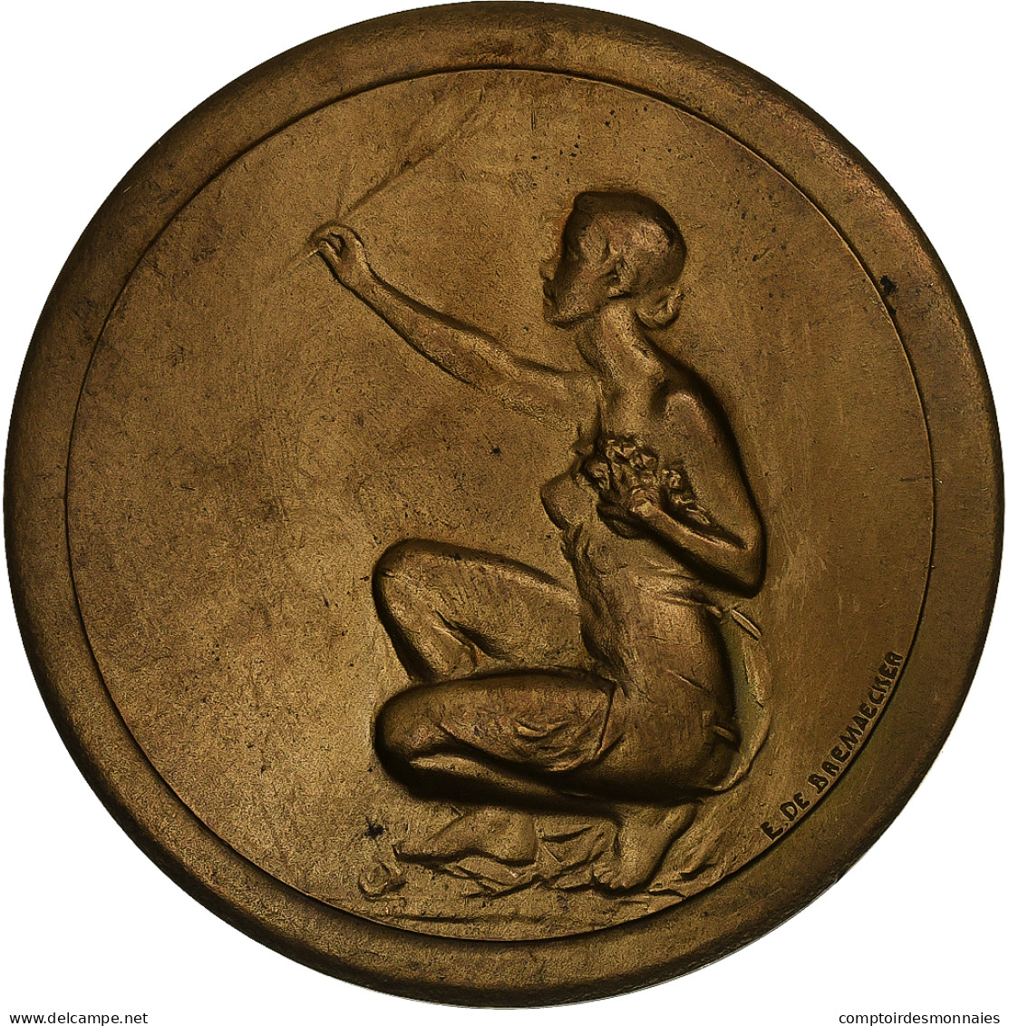 Belgique, Médaille, S.A.B.A.M, Société Belge Des Auteurs, Musique, De - Andere & Zonder Classificatie