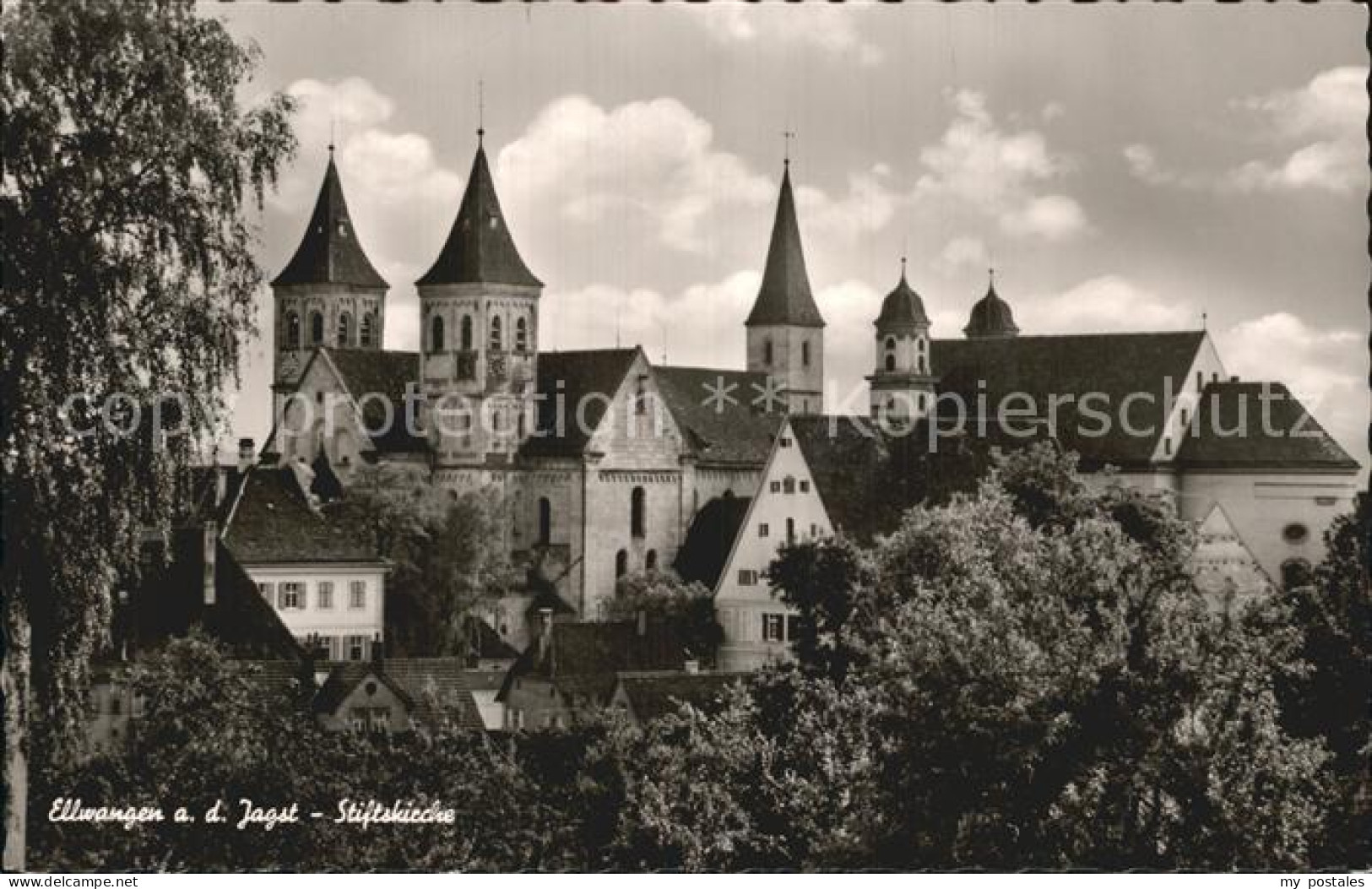 72406325 Ellwangen Jagst Stiftskirche Ellwangen - Ellwangen