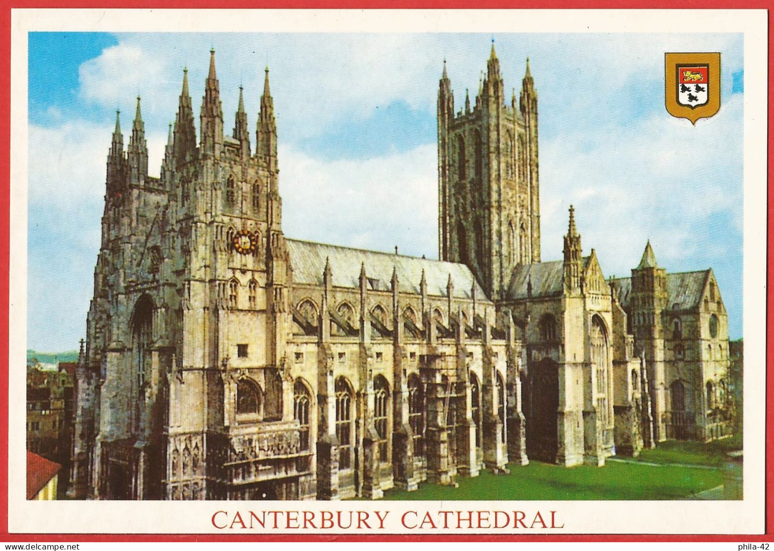 England - Canterbury : The Cathedral - Unwritten Postcard - Very Good Condition - Canterbury
