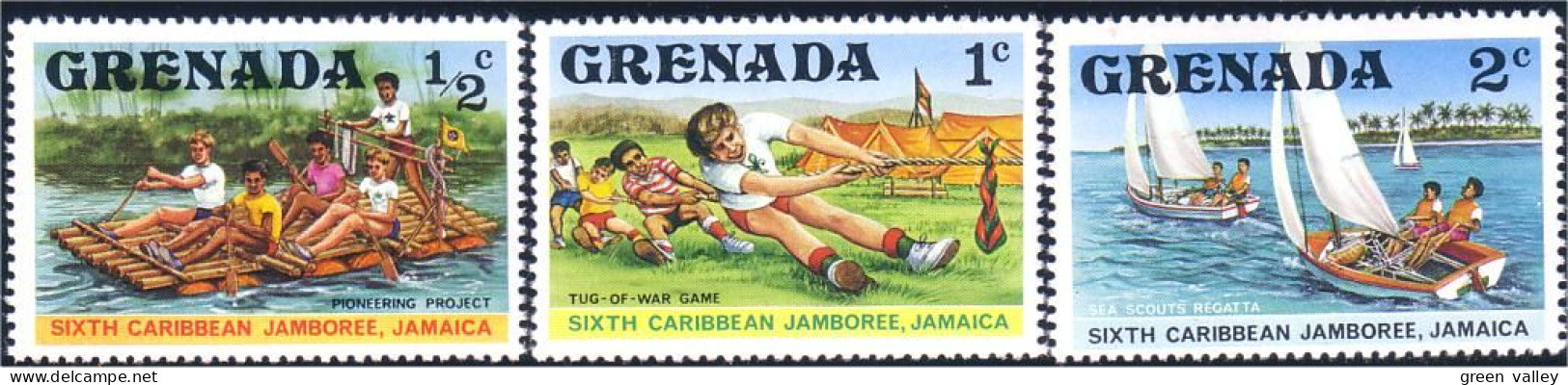 460 Grenada Jamboree Scouts MNH ** Neuf SC (GRE-5b) - Andere & Zonder Classificatie