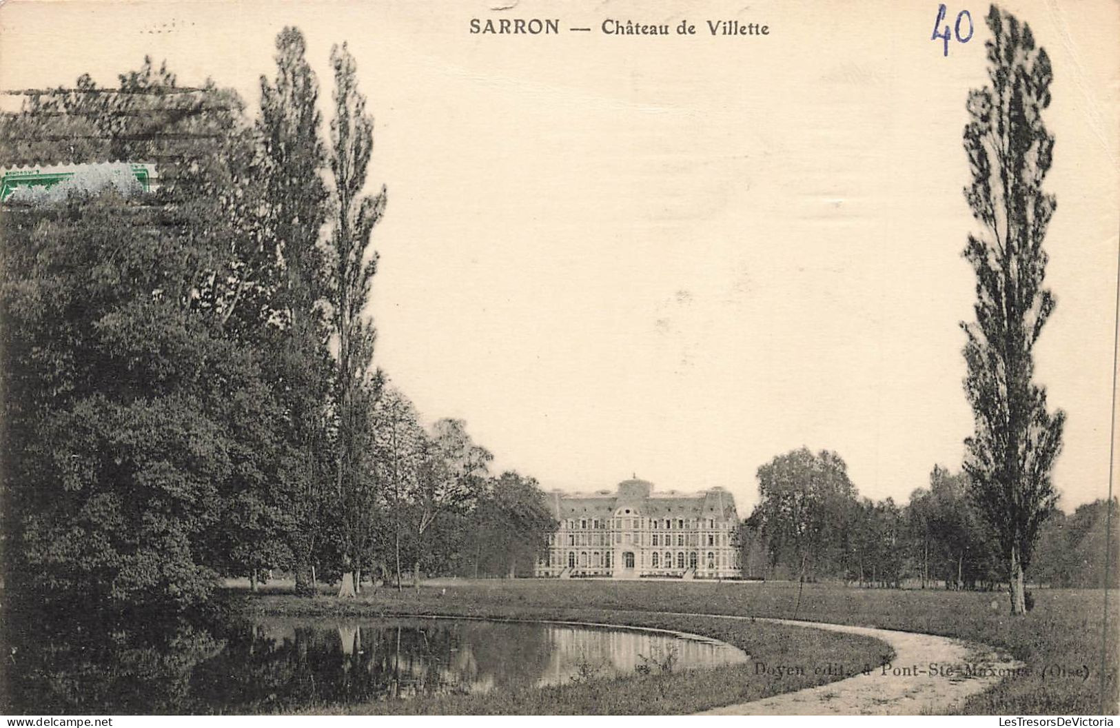 FRANCE - Sarron - Château De Villette - Carte Postale Ancienne - Autres & Non Classés