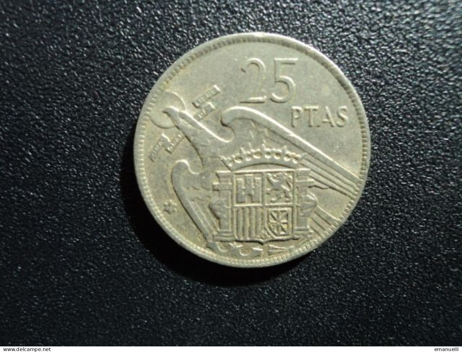 ESPAGNE : 25 PESETAS   1957 (66)    KM 787      SUP * - 25 Pesetas