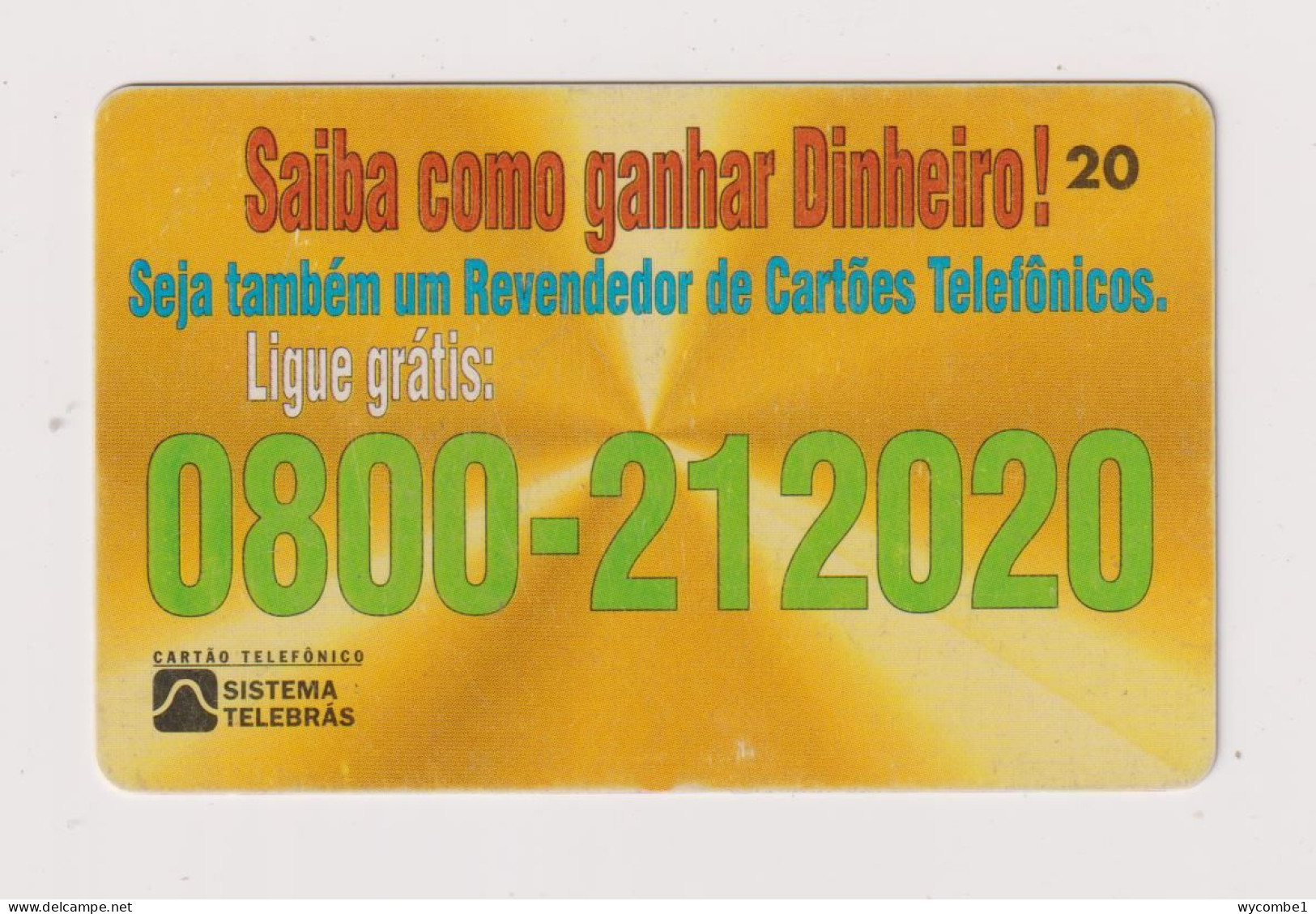 BRASIL -  Service Access Number Inductive  Phonecard - Brazil