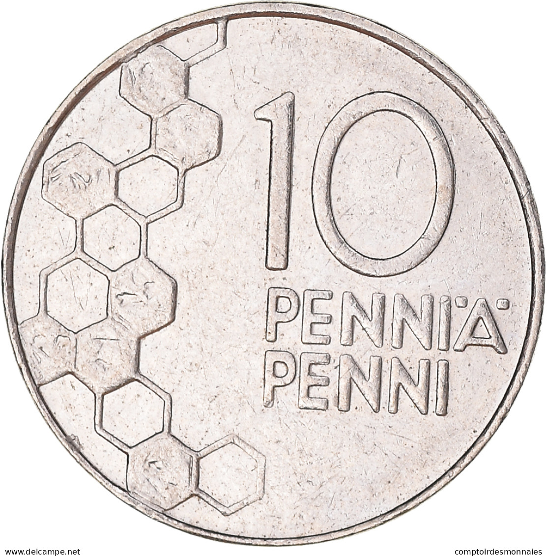 Monnaie, Finlande, 10 Pennia, 1993 - Finlande