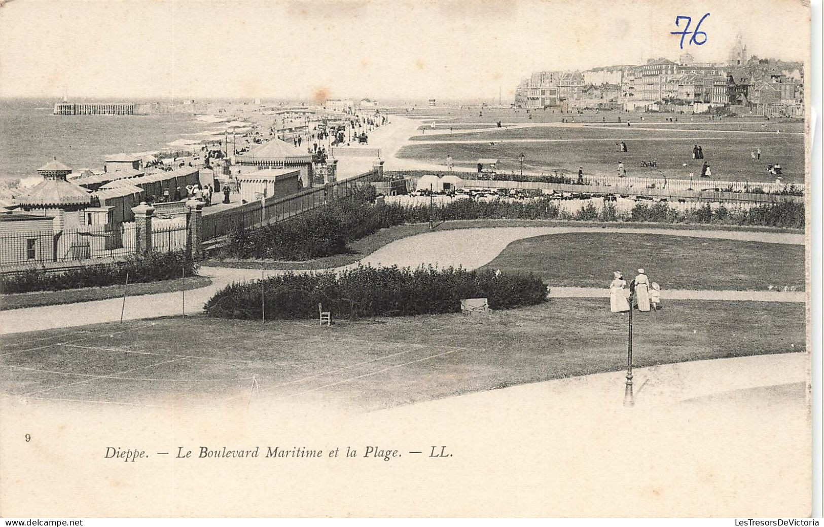 FRANCE - Dieppe - Le Boulevard Maritime Et La Plage - Carte Postale Ancienne - Dieppe