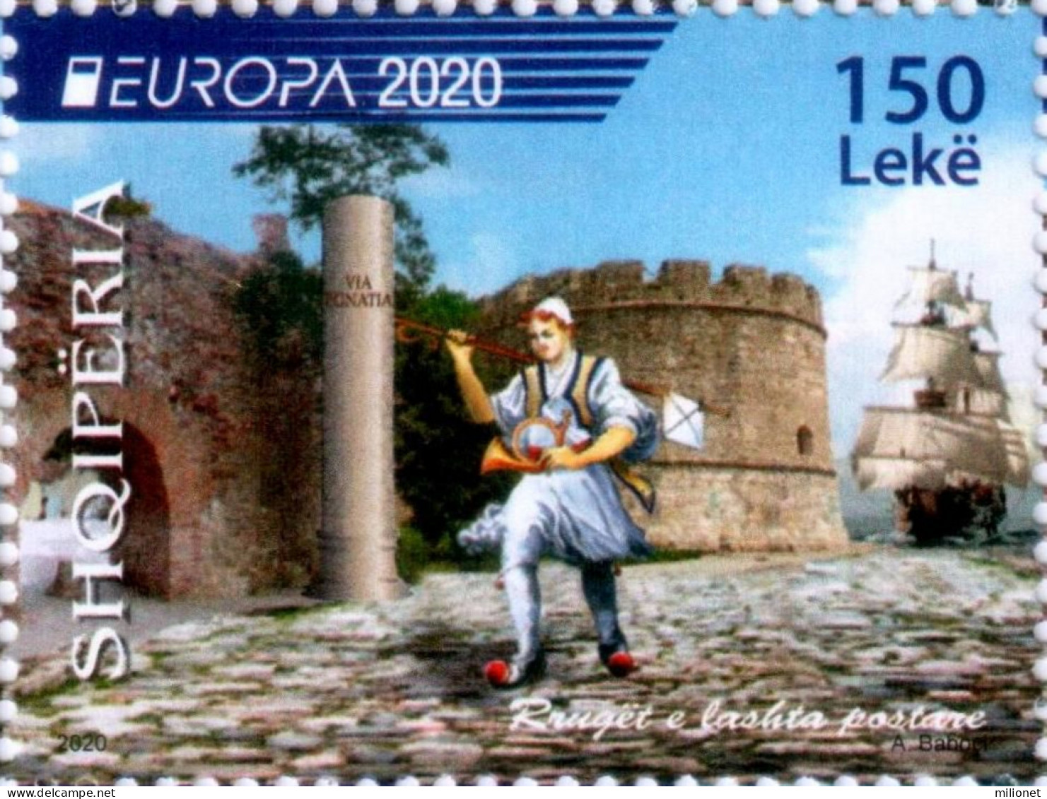 SALE!!! Albania Albanie Albanien 2020 EUROPA CEPT Ancient Postal Routes Stamp MNH ** - 2020