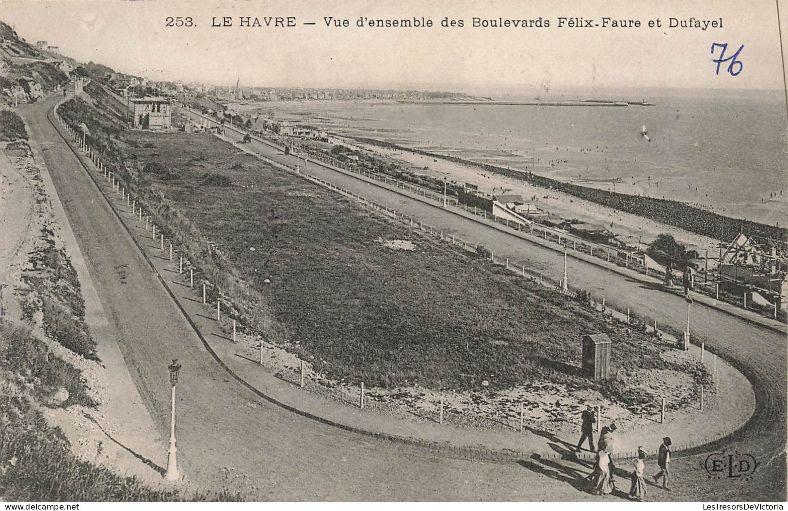 FRANCE - Le Havre - Vue D'ensemble Des Boulevards Félix-Faure Et Dufayel - Carte Postale Ancienne - Non Classés