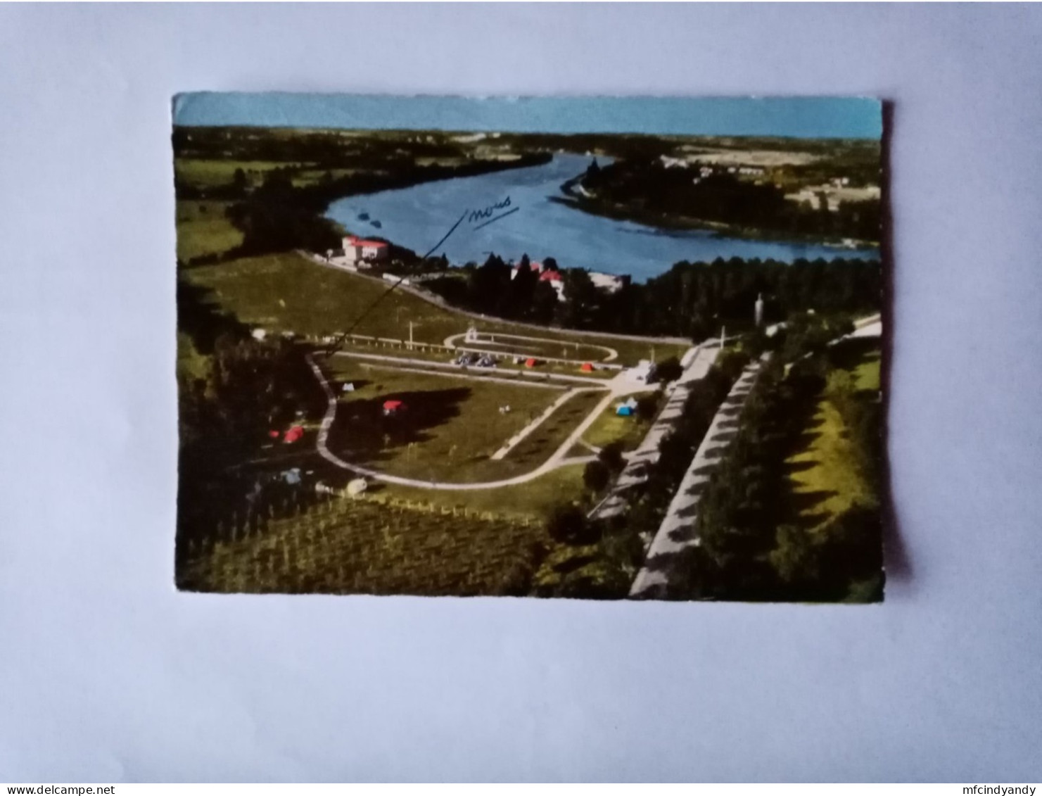 Carte Postale - Anse (69 Rhône) ; Le Camping Et La Vallée De La Saône  (9eg) - Anse