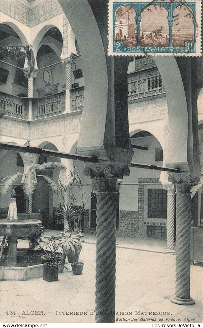 ALGERIE - Alger - Intérieur D'une Maison Mauresque - Carte Postale Ancienne - Alger