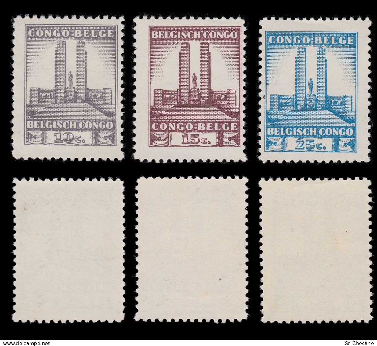 BELGIAN CONGO .1941.K.ALBERT MEMORIAL.SCOTT 173-183.MNH. - Ongebruikt