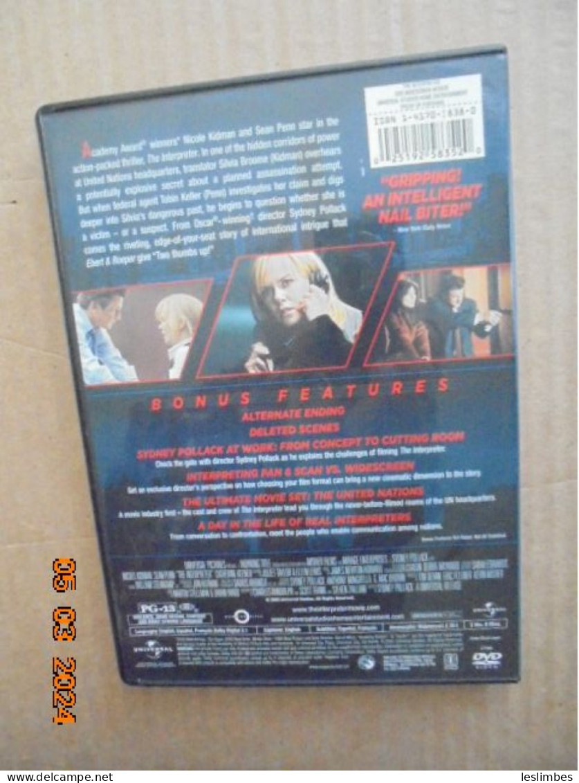 Interpreter  - [DVD] [Region 1] [US Import] [NTSC] Sydney Pollack - Action, Adventure