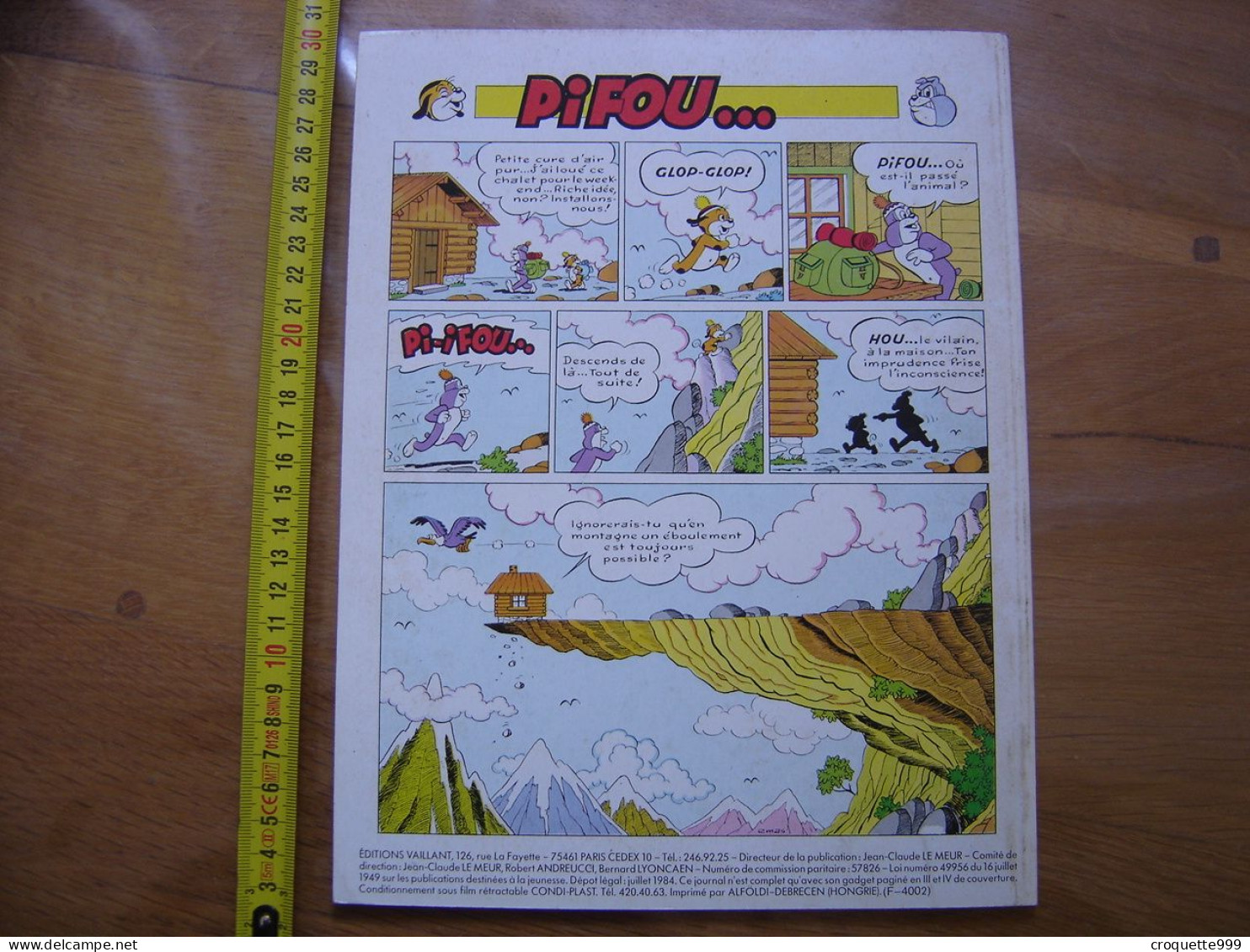 1984 PIF Special COMIQUE Numero 37 Juillet SANS GADGET - Pif - Autres