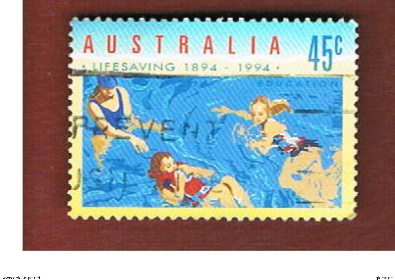 AUSTRALIA  -  SG 1439   -      1994 ORGANIZED LIFE SAVING: EDUCATION     -       USED - Oblitérés