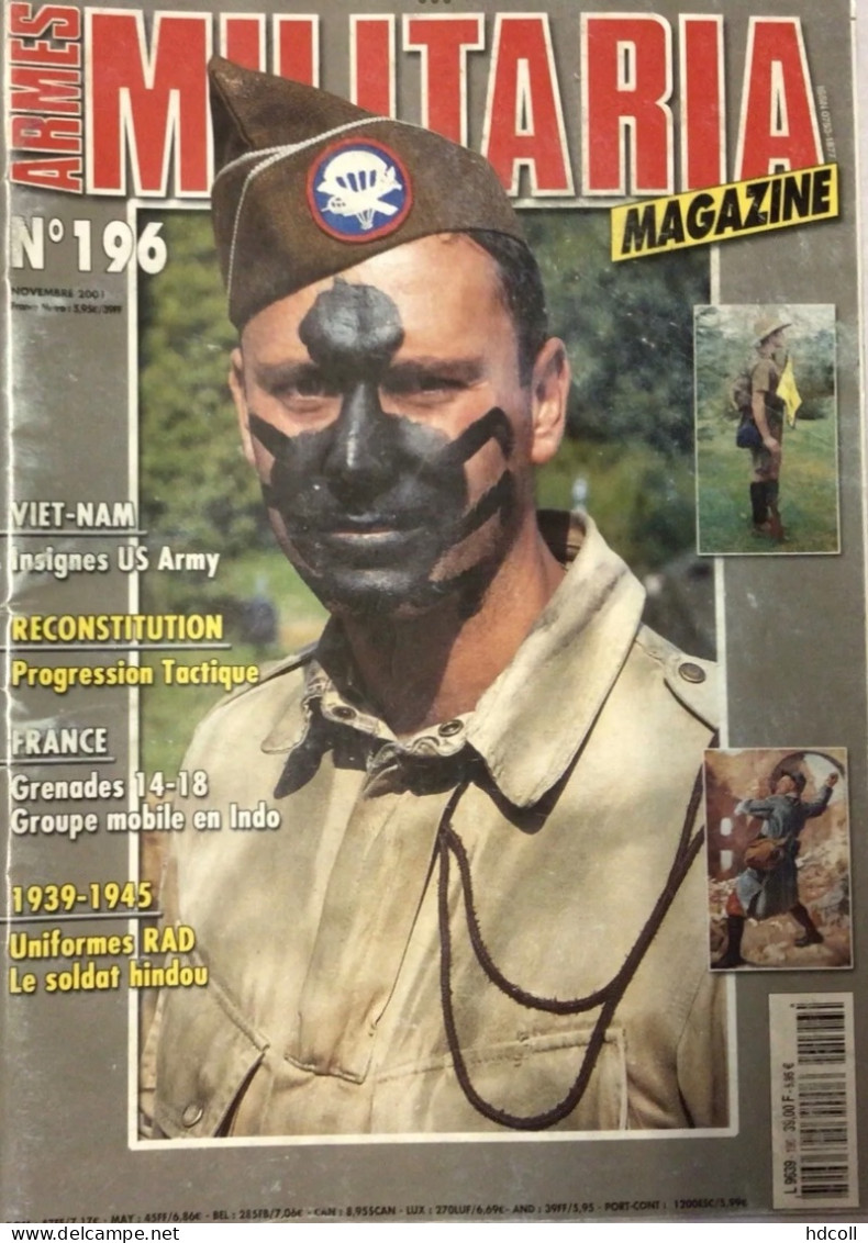 « PROMO » MILITARIA MAGAZINE Lot De 5 Revues AU CHOIX (no Casque) - Français