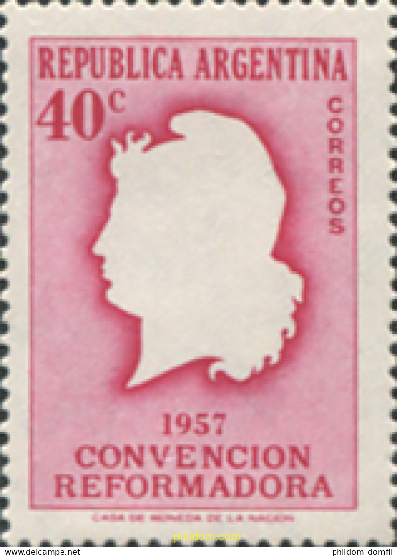 726148 HINGED ARGENTINA 1957 CONGRESO PARA LA REFORMA DE LA COSTITUCION - Ungebraucht