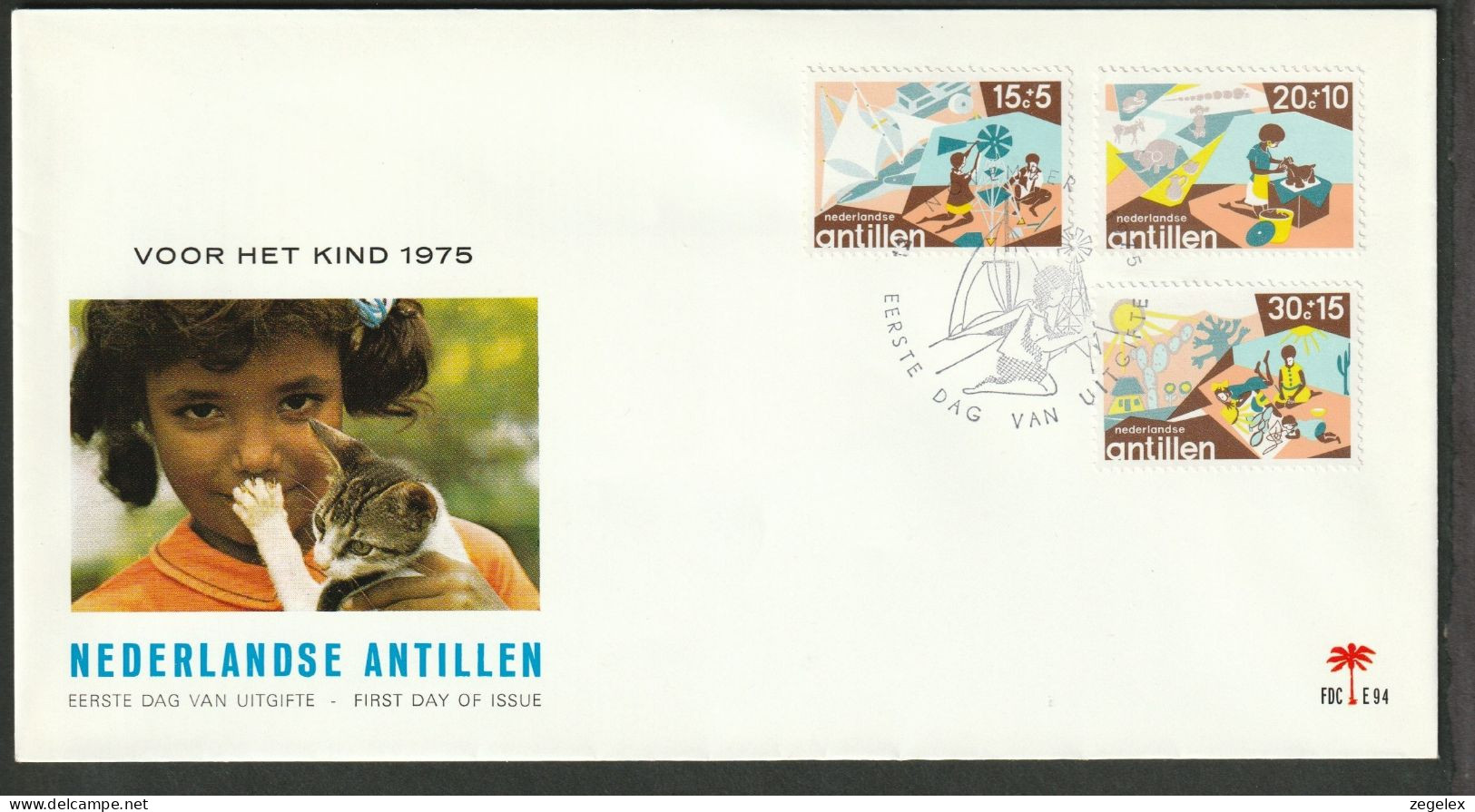 Ned. Antillen 1975 FDC - E94 - Antille