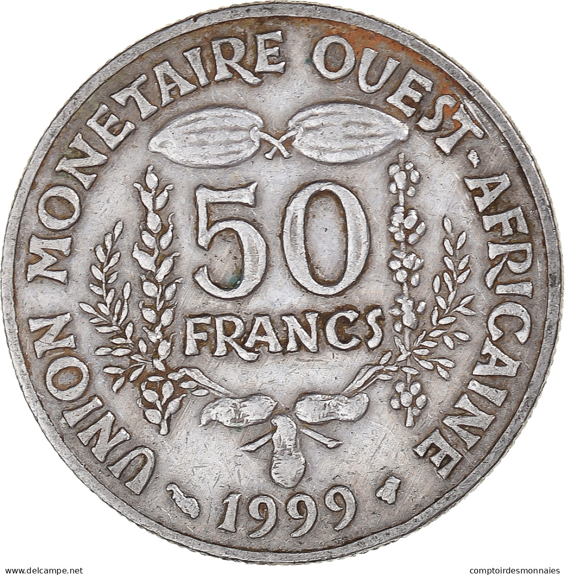 Monnaie, Communauté économique Des États De L'Afrique De L'Ouest, 50 Francs - Côte-d'Ivoire