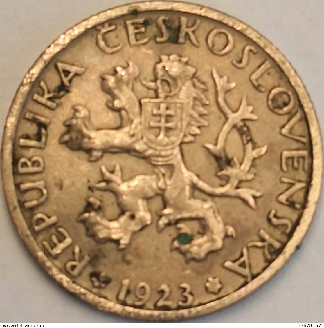 Czechoslovakia - Koruna 1923, KM# 4 (#3673) - Tsjechoslowakije