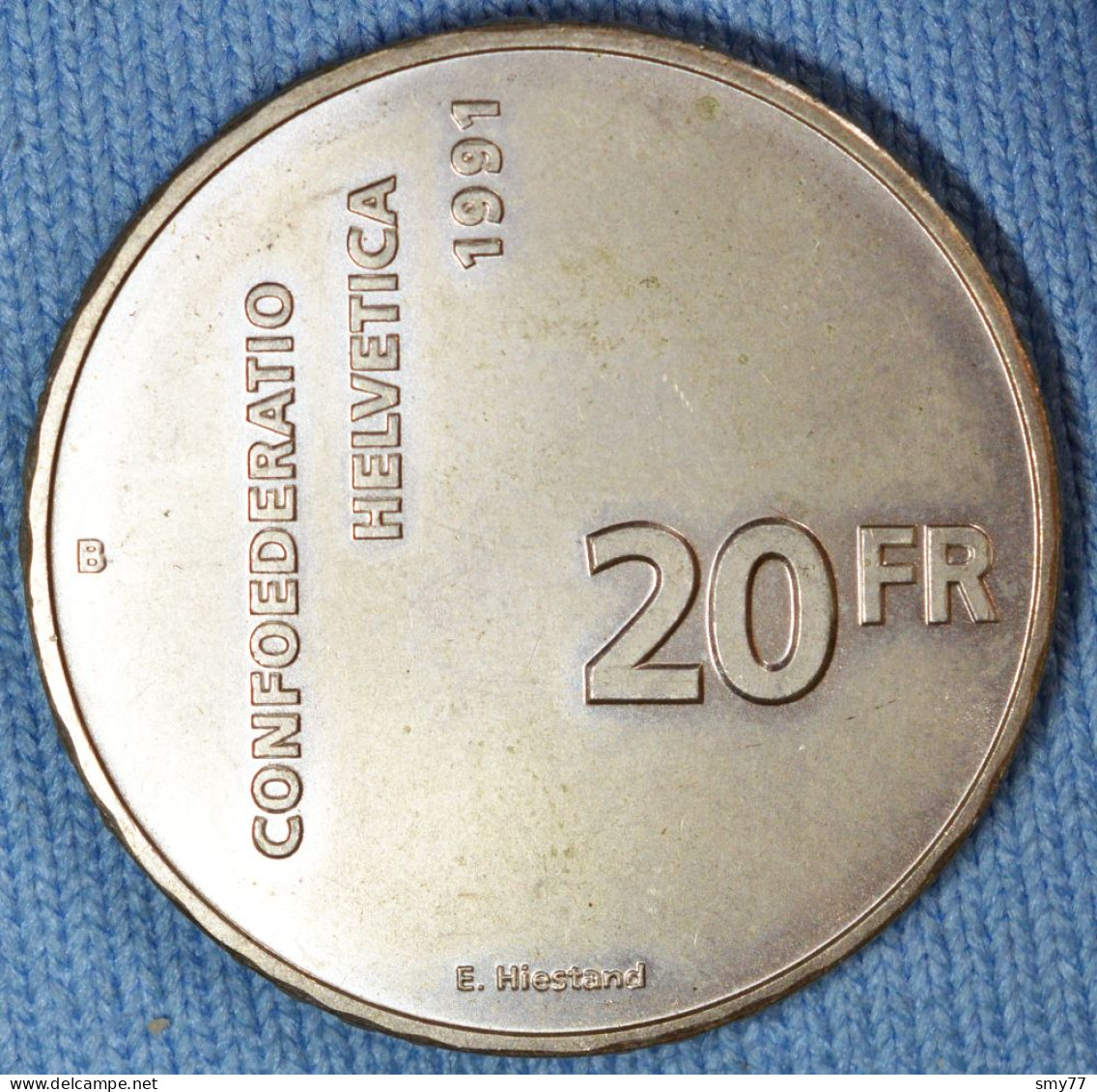 Suisse / Switzerland / Schweiz • 20 Francs 1991 • Ag 835‰ • 700 Ans De La Confédération • [24-249] - Sonstige & Ohne Zuordnung